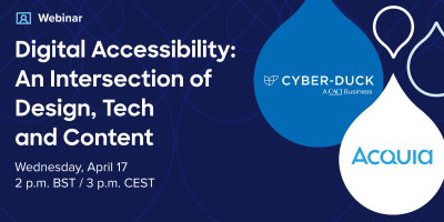 Digital Accessibility: An Intersection of Design, Tech and Content