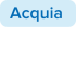 blue background with "acquia" text
